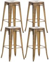 4er Set Barhocker Joshua gold 4er Set Barhocker Joshua gold