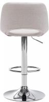 Barhocker Camden Stoff chrom creme Barhocker Camden Stoff chrom creme