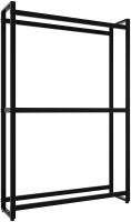 Kaminholzständer Morson 25x100x150 schwarz Kaminholzständer Morson 25x100x150 schwarz