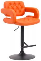Barhocker Dublin schwarz orange Barhocker Dublin schwarz orange