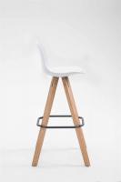 Barhocker Franklin Kunstleder Square Natura (eiche) weiß 
