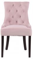 4er Set Esszimmerstühle Aberdeen Samt antik pink 4er Set Esszimmerstühle Aberdeen Samt antik pink