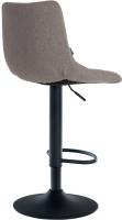 Barhocker Jerry Stoff schwarz grau Barhocker Jerry Stoff schwarz grau