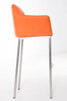Barhocker Damaso E mit 4-Fuß Gestell orange Barhocker Damaso E mit 4-Fuß Gestell orange