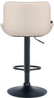 2er Set Barhocker Vonore Kunstleder schwarz creme 2er Set Barhocker Vonore Kunstleder schwarz creme