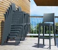 4er Set Barhocker Jamaica dunkelgrau 4er Set Barhocker Jamaica dunkelgrau