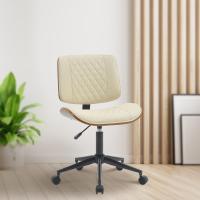 Bürostuhl Plover Kunstleder walnuss/creme Bürostuhl Plover Kunstleder walnuss/creme