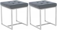 2er Set Sitzhocker Barci grau 2er Set Sitzhocker Barci grau