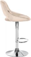 2er Set Barhocker Milet Samt C creme 2er Set Barhocker Milet Samt C creme