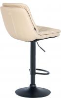 Barhocker Laurel Kunstleder schwarz creme 
