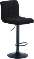2er Set Barhocker Calma Stoff schwarz schwarz 2er Set Barhocker Calma Stoff schwarz schwarz