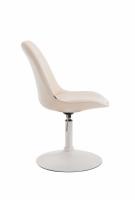 4er Set Esszimmerstühle Maverick W Kunstleder creme 