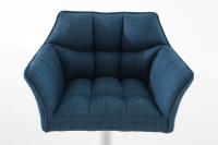 Barhocker Damaso W Stoff blau Barhocker Damaso W Stoff blau