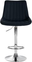 2er Set Barhocker Toni Kunstleder chrom schwarz 2er Set Barhocker Toni Kunstleder chrom schwarz