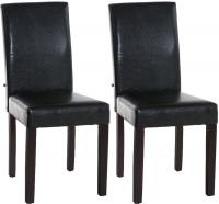 2er Set Esszimmerstuhl Ina dunkelbraun braun 2er Set Esszimmerstuhl Ina dunkelbraun braun
