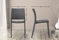 2er Set Stuhl Meton dunkelgrau 2er Set Stuhl Meton dunkelgrau