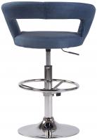 Barhocker Jaen Stoff blau Barhocker Jaen Stoff blau