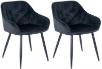 2er Set Esszimmerstühle Cassis schwarz 2er Set Esszimmerstühle Cassis schwarz