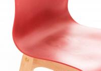 2er Set Barhocker Hoover Natura rot 