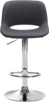 2er Set Barhocker Camden Kunstleder chrom schwarz 