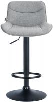 2er Set Barhocker Vonore Stoff schwarz grau 2er Set Barhocker Vonore Stoff schwarz grau