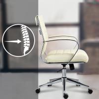Bürostuhl Oakland Kunstleder creme Bürostuhl Oakland Kunstleder creme