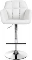 Barhocker Natoma Kunstleder chrom weiß Barhocker Natoma Kunstleder chrom weiß