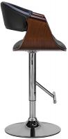 2er Set Barhocker Foley Kunstleder walnuss/schwarz 2er Set Barhocker Foley Kunstleder walnuss/schwarz
