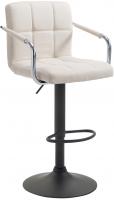 Barhocker Lucy V2 Stoff schwarz beige Barhocker Lucy V2 Stoff schwarz beige