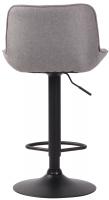 Barhocker Lentini Stoff schwarz grau Barhocker Lentini Stoff schwarz grau