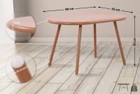 Couchtisch Velva terracotta 