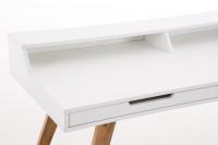 Schreibtisch Eaton 140 cm weiß 