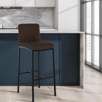 Barhocker Freeport Stoff B braun 