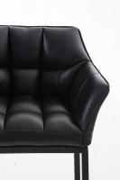 Barhocker Damaso B mit 4-Fuß Gestell schwarz Barhocker Damaso B mit 4-Fuß Gestell schwarz