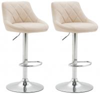 2er Set Barhocker Lazio Kunstleder creme 2er Set Barhocker Lazio Kunstleder creme