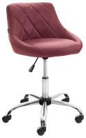Arbeitshocker Lazio Kunstleder bordeauxrot