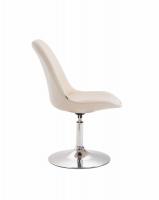 4er Set Esszimmerstühle Maverick C Kunstleder creme 