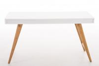 Schreibtisch Porto 140 cm weiß 