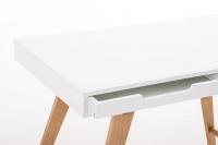 Schreibtisch Porto 110 cm weiß 