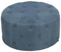Fußhocker Korsika Stoff blau Fußhocker Korsika Stoff blau