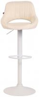Barhocker Milet Stoff weiß creme Barhocker Milet Stoff weiß creme