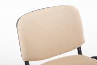 Besucherstuhl Ken V2 Stoff creme 