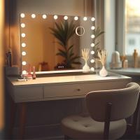 Schminkspiegel Norlina ohne Bluetooth schwarz Schminkspiegel Norlina ohne Bluetooth schwarz