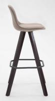 2er Set Barhocker Franklin Stoff Square cappuccino (eiche) taupe 2er Set Barhocker Franklin Stoff Square cappuccino (eiche) taupe