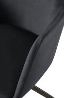 Esszimmerstuhl Olema Samt schwarz Esszimmerstuhl Olema Samt schwarz