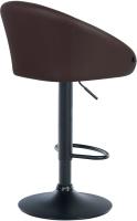 Barhocker Davie Kunstleder schwarz braun Barhocker Davie Kunstleder schwarz braun