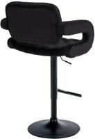 Barhocker Dublin Samt schwarz schwarz Barhocker Dublin Samt schwarz schwarz