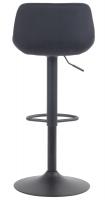 2er Set Barhocker Loft Samt schwarz 2er Set Barhocker Loft Samt schwarz
