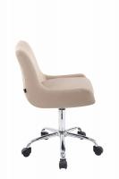 Arbeitshocker Club Stoff creme 