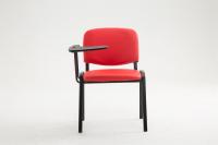 Stuhl Ken mit Klapptisch Kunstleder rot 